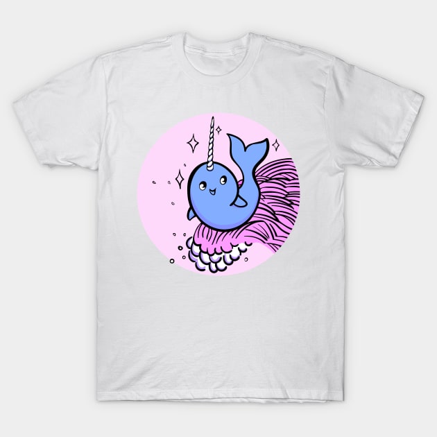 Funny dolphin T-Shirt by DaKoArt